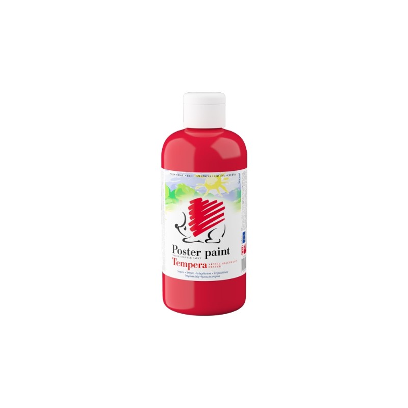 Tempera Ico Süni 500ml Piros