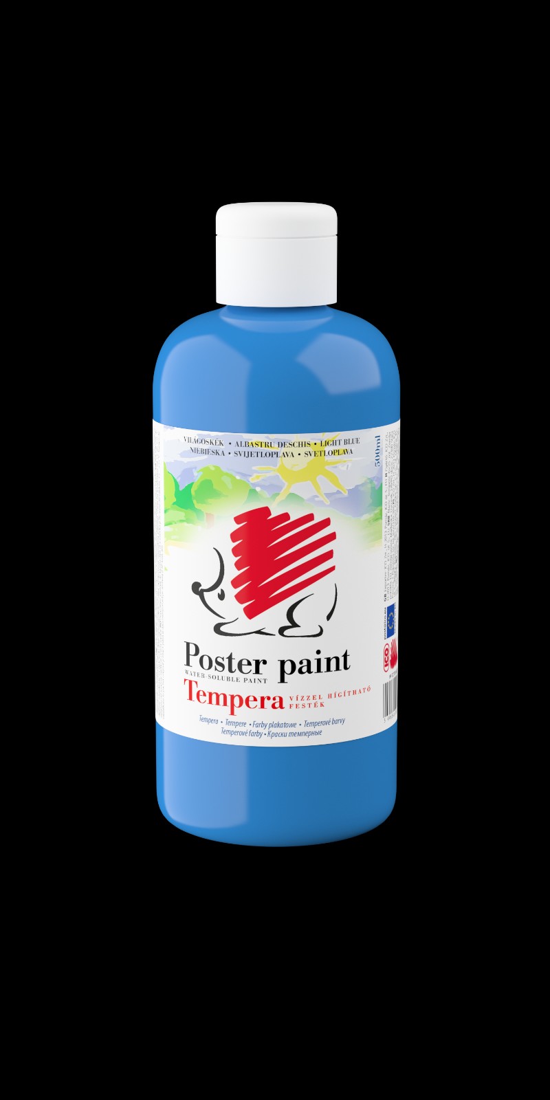 Tempera Ico Süni 500ml Világos Kék