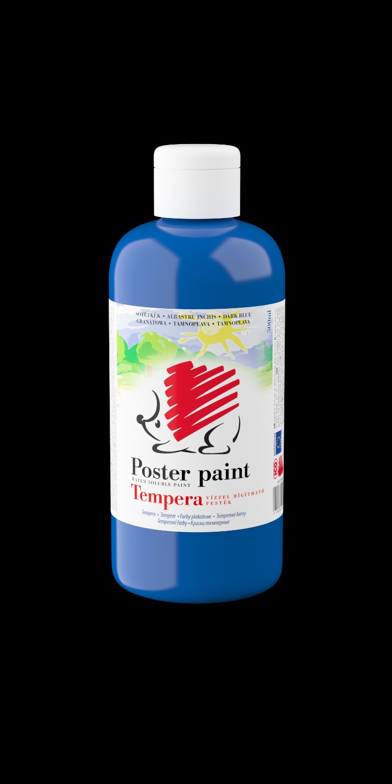 Tempera Ico Süni 500ml Sötét Kék