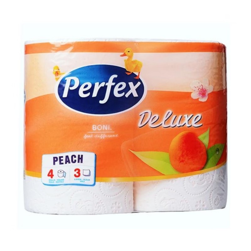 Eü. papír Perfex Deluxe Barack 4 db/csomag 3réteg