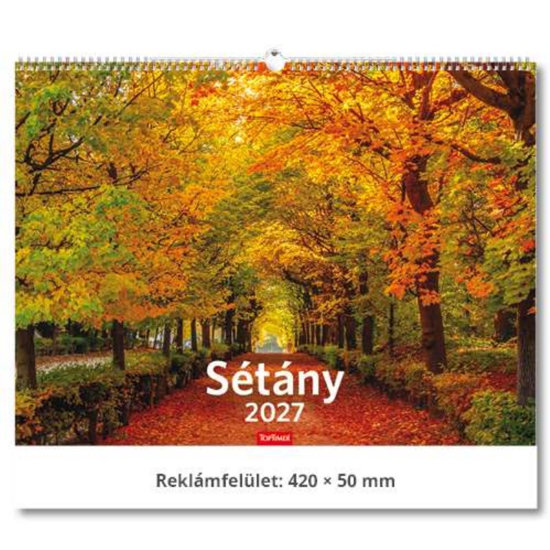 Naptár fali Toptimer 2027 T093 Sétány