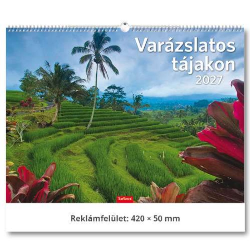 Naptár fali Toptimer 2027 T093 Varázslatos tájakon